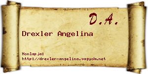 Drexler Angelina névjegykártya